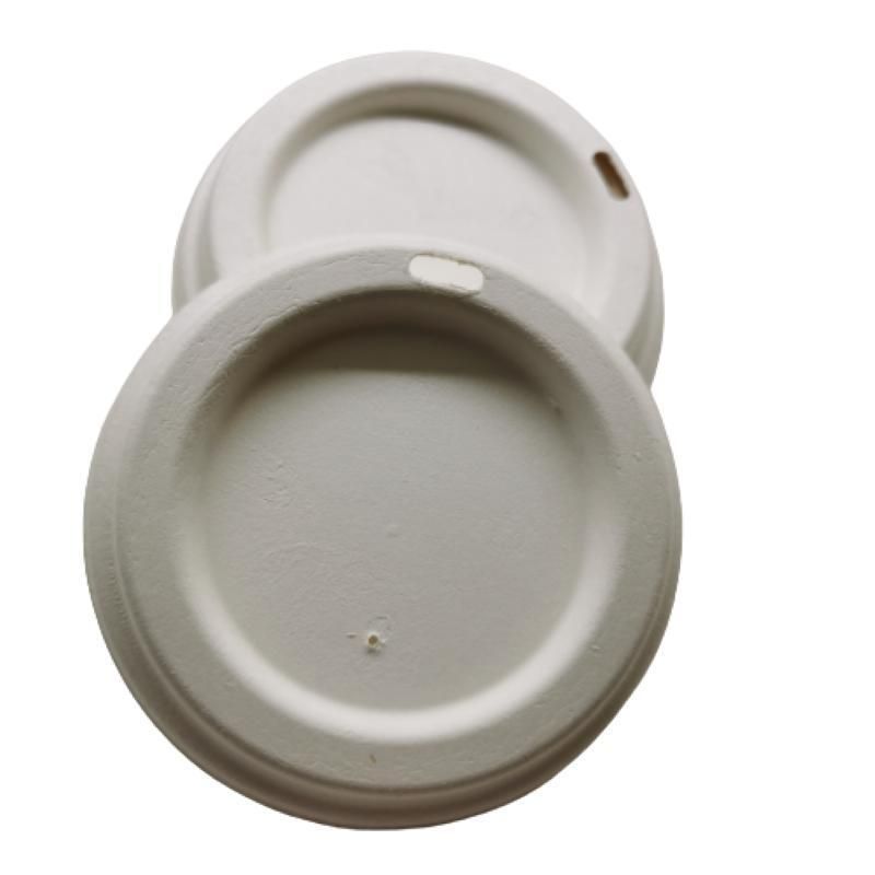 Customized Disposable Composable 90mm Sugarcane Bagasse Cup Lids