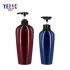 Cosmetic Packaging Empty Shampoo and Conditioner Bottles 750ml 400ml Popular Shape Flat Round Shampoo Bottle