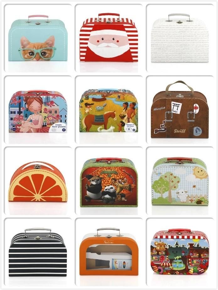 Kids Lunch Box with Handle Foldable Toy Storage Box Suitcase with Logo