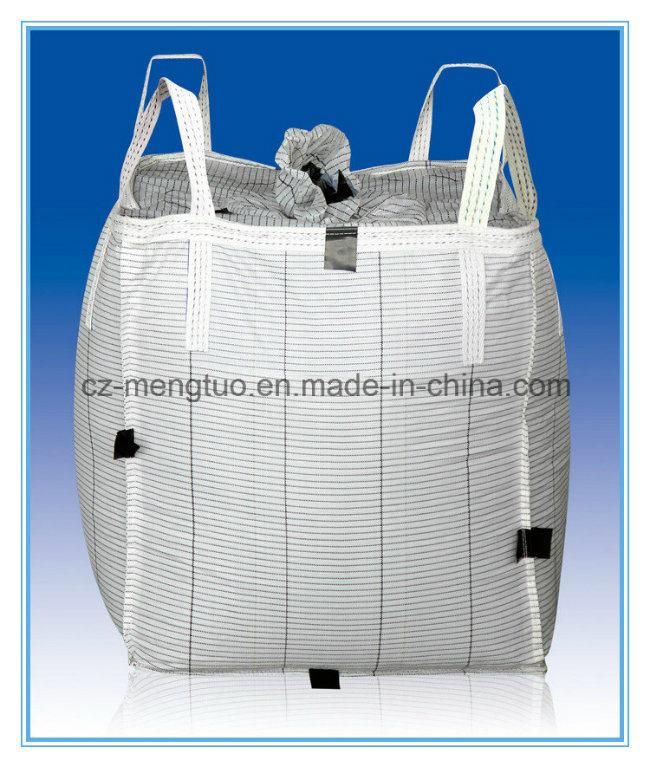 Cross Corner Type-C FIBC Big Bulk Bag with Filling Spout