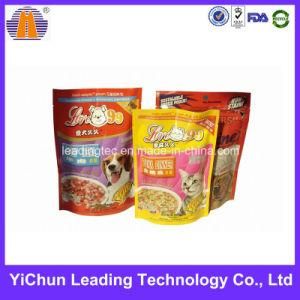 Stand up Retrot Zipper Plastic Pet Food Packaging Bag