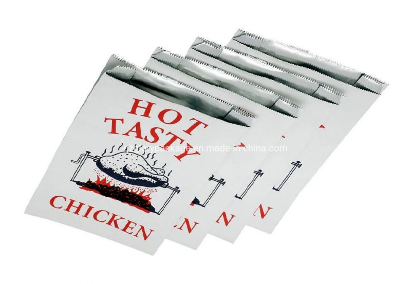 Custom Printed Aluminum Foil Lined Food Packaging Paper Bags with Your Own Logo