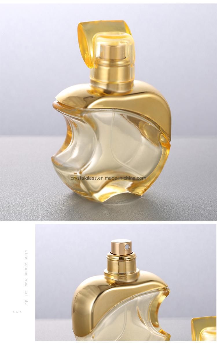 Private Label Luxury Custom Empty Colorful Apple Shape Glass Perfume Diffuser Bottle