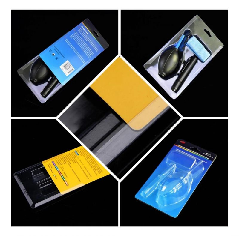 High Quality Custom PVC Slide Plastic Blister Packaging with Card Insert