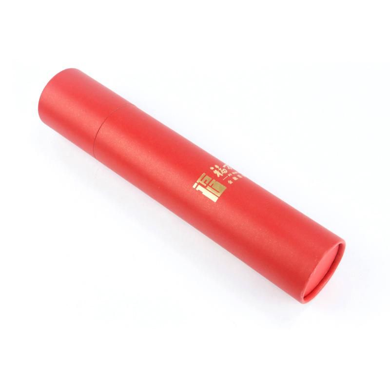 Chinese Red Couplet Chopsticks Packaging Tube Box