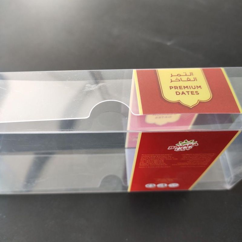 Clear Foldable Rectangle Plastic Printing Gift Boxes
