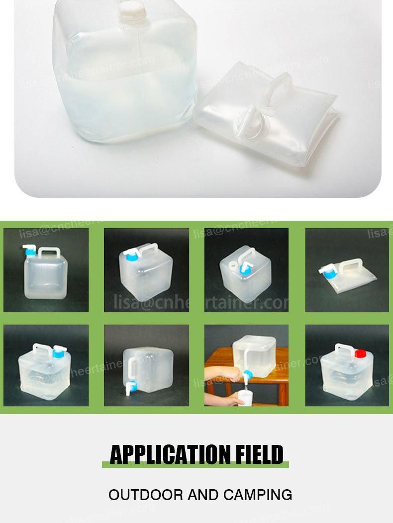 Eco-Friendly Water Tank Cubitainer Plastic Packaging for Relief Supplies