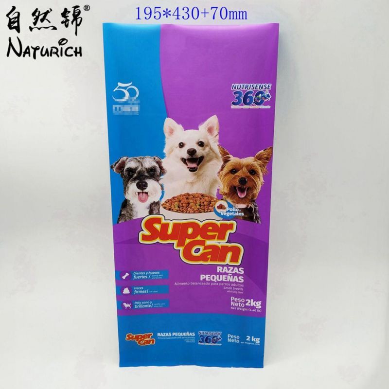 Customized Pet Food Packaging for 4kg Dog Food Bag