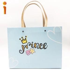 China Manufacturer Supply Luxury Kraft Paper Shopping Gift Bag in Fresh Style