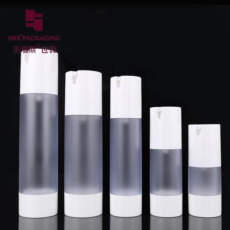 SRS Packaging Rose Gold 15ml 30ml 50ml 80ml 100ml Container Skincare Plastic Bamboo Lotion Cosmetic Packaging Serum Dispenser/Spray/Sprayer Pump Airless Bottle