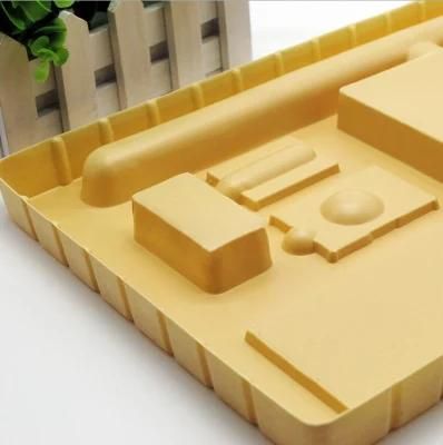 Plastic Compartments Flocking Tray for OEM/ODM Packaging