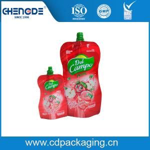 Stand up Bag with Spout and Shape for Juice, Liquid Packaging Pouch