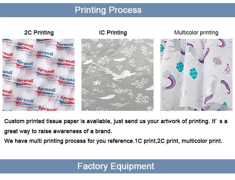 Customized Garment Packaging White Acid-Free Wrapping Tissue Paper