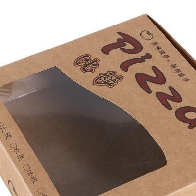 Wholesale Custom Natural Pizza Packaging Paper Box