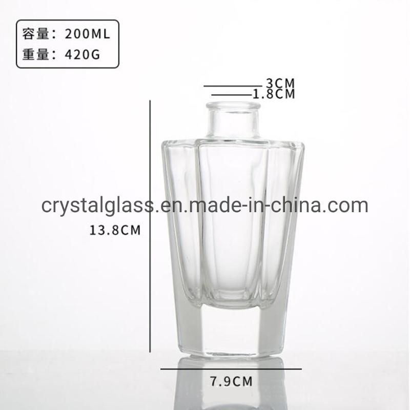 Customized OEM Reed Diffuser Clear Glass Bottle for Aroma