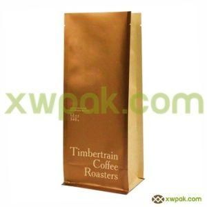 2016 Good Quality Flat Bottom Kraft Paper Bag with Valve