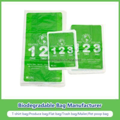 PLA+Pbat/Pbat+Corn Starch Biodegradable Bags, Compostable Bags, Flat Bags for Factory