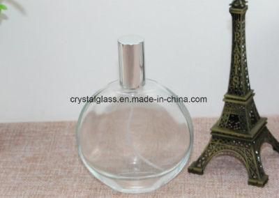 100ml Mist Spray Bottle High-End Flat Round Perfume Bottle