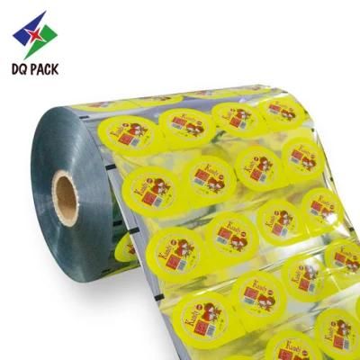 Dq Pack Custom PVC Transparent Shrink Label Plastic Bottle Label Packaged and Packaged Film Film