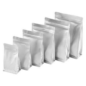 Aluminum Barrier Gusseted Ziplock Pouch Packaging Bag