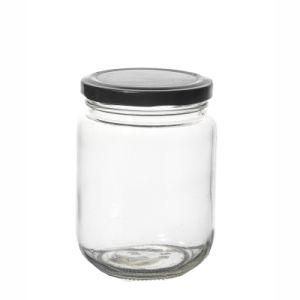 100ml 150ml 240ml 350ml 500ml Flint Screw Top Metal Lids Honey Jam Empty Round Glass Jar Packaging