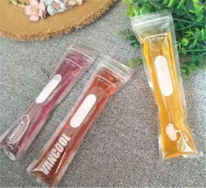 Transparent Custom Frozen Ice Cream Zip Lock Plastic Popsicle Package Mold Bag