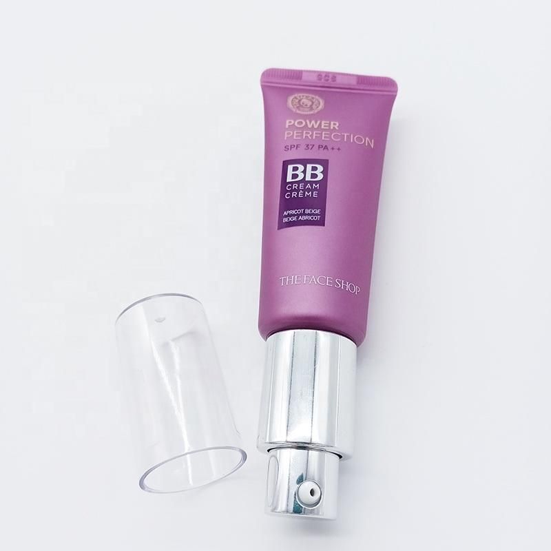 Cosmetic Tube with Lotion Pump Clear Empty Plastic Tube