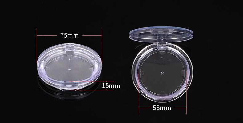 High Quality Cosmetic Packaging Plastic Powder Case Compact Powder Case Foundation Case Facial Powder Case