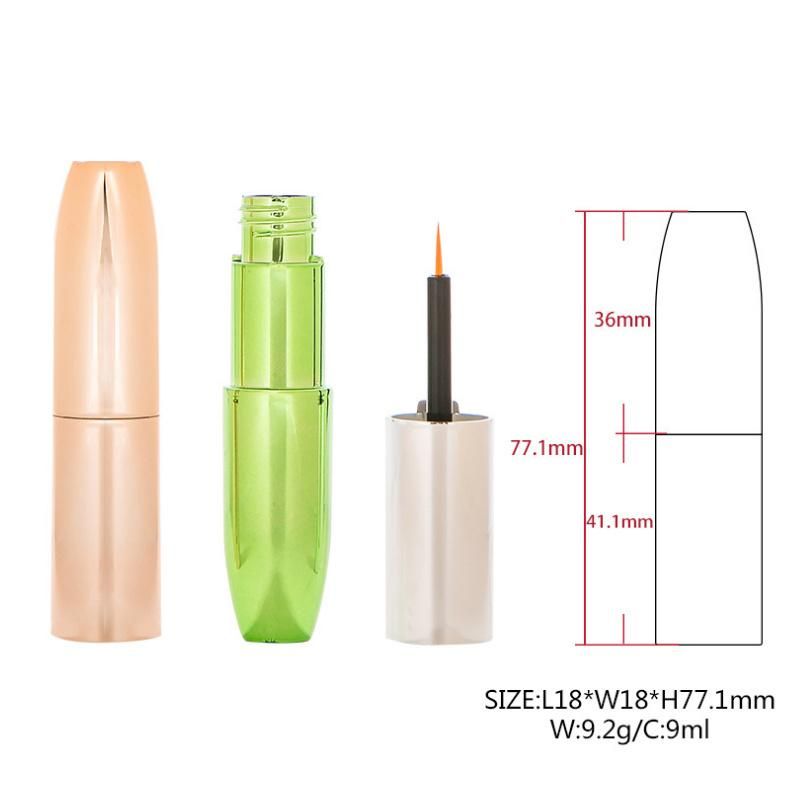 Custom Luxury Liquid Eyeliner Wand Plastic Tube Empty Eyeliner Tube Container with Brush