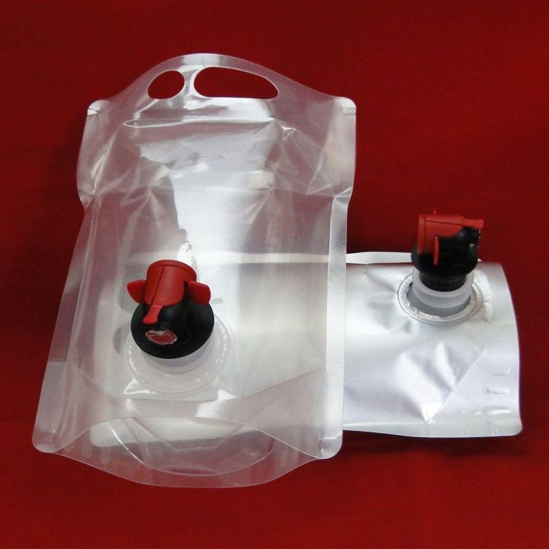 Stand up Bag&Nbsp; on&Nbsp; Valve Spout Pouch for Liquid Packing