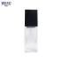 Transparent Empty Square Cosmetic Glass Lotion Pump Bottles Foundation Bottle 30ml