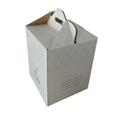 Corrugated Packaging Paper Box for Gift Shipping with Handles