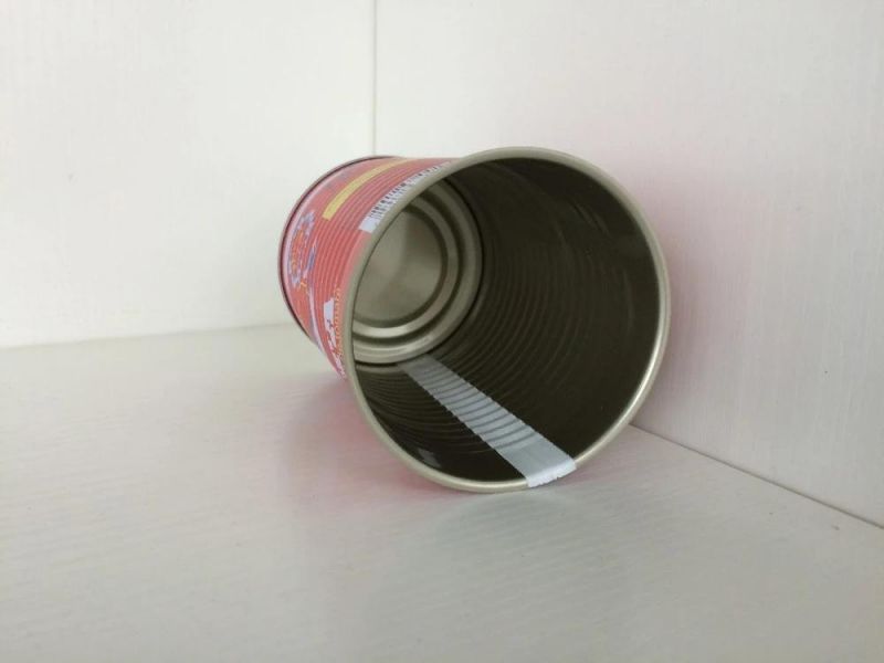 Empty Can for Sardines in Tomato Sauce