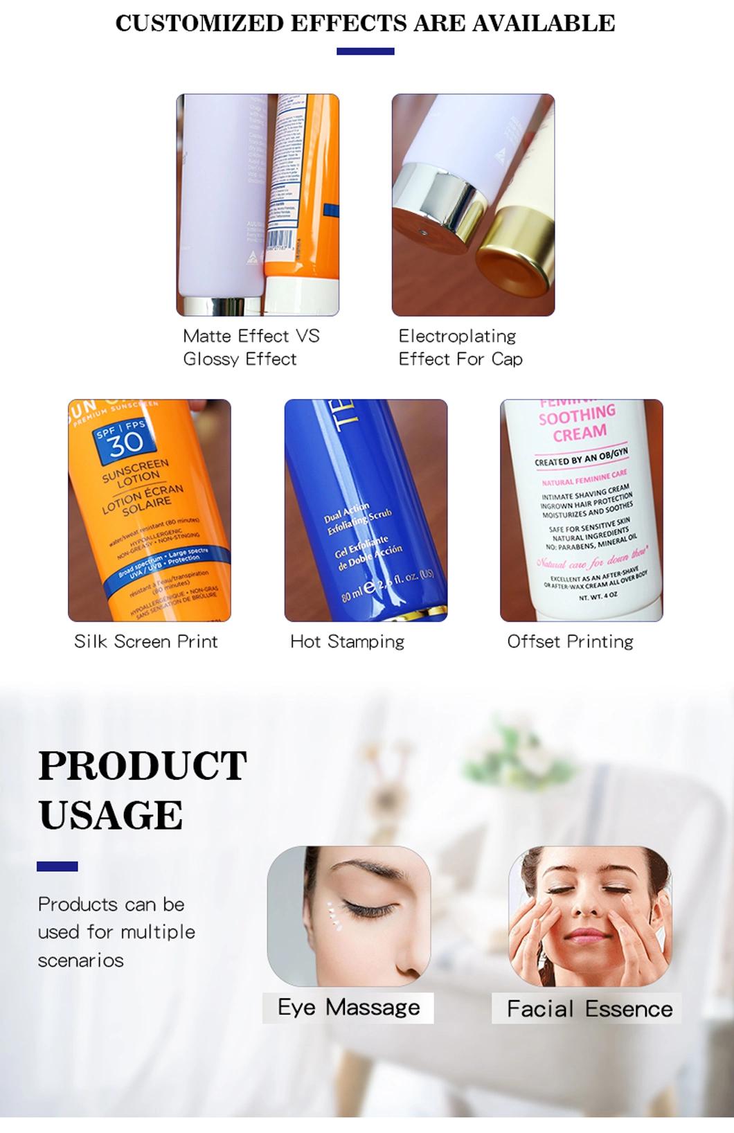 Skincare Packaging Factory Custom Made Electric Massage Eye Cream Tube