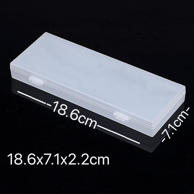 Matte Hard Plastic Pencil Box Case Plastic Pen Case