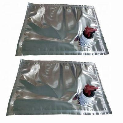 New Fashion 1L 2L 3L 4L 5L Aseptic Dispenser Apple Juice Bag in Box Aluminum Foil Wine Pouch