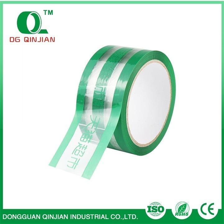 Green Color Adhesive BOPP Packing Tape for Carton Sealing