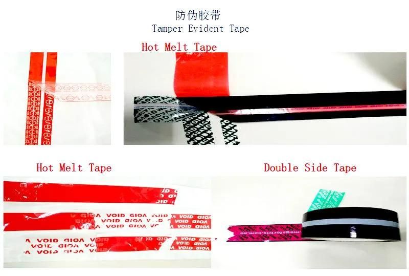 Tamper Evidence Custom Printed Tape (PET) Packing Tape