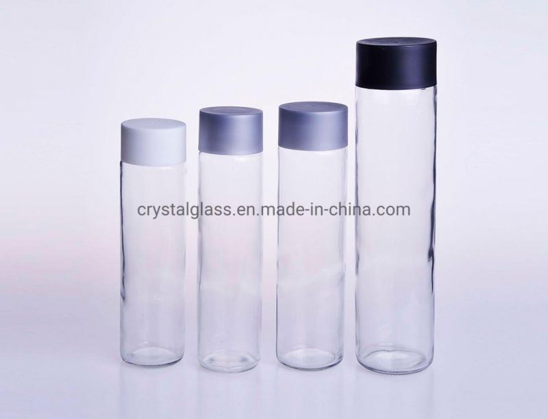 ODM 450ml 550ml Wide Mouth Glass Drinks Water Bottle with Logo Printing