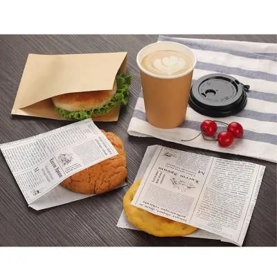 Food Paper Popcorn Packaging Kraft Donuts Papers Bag