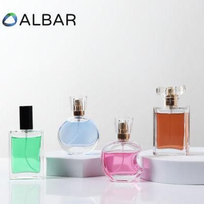 Clear Transparent Cosmetic Perfume Glass Spray Droppers Bottles with Logo and Color