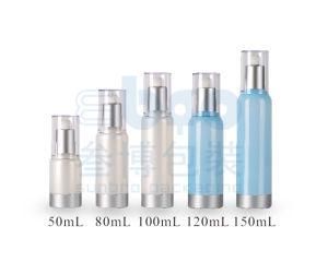 50ml/100ml/150ml Pet Plastic Electroplating Cosmetic Packaging Lotion Bottle.