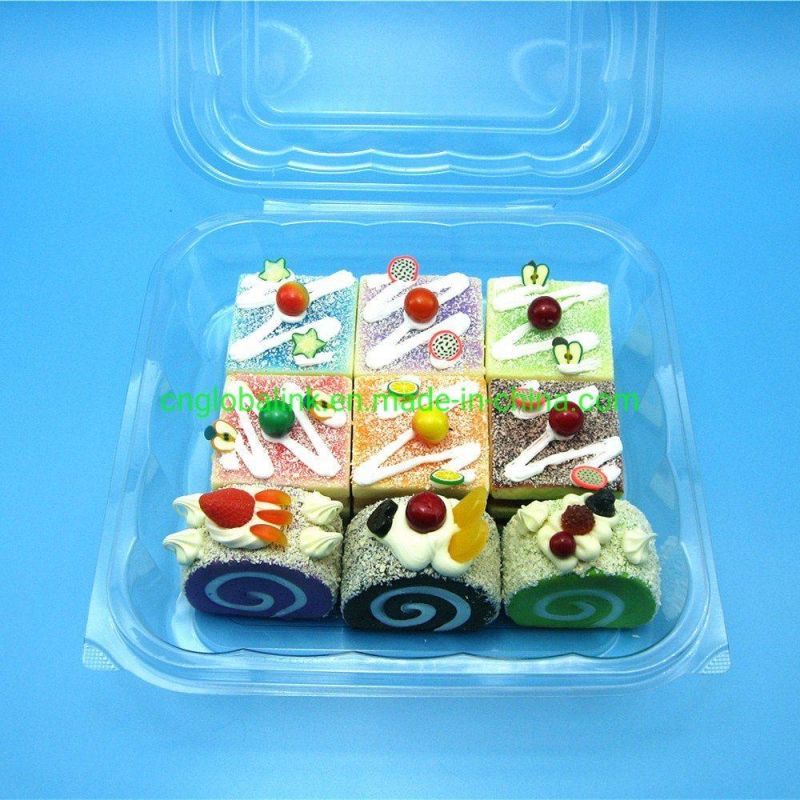 Disposable Plastic Food Container for Cake