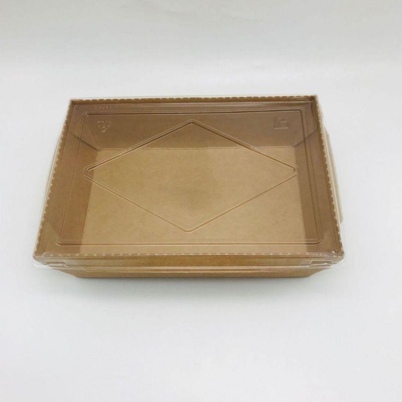 Disposable Custom Printed Takeaway Big Kraft Paper Food Platter Box