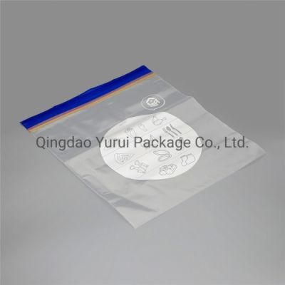 LDPE Zipper Freezer Plastic Grip Seal Ziplock Bag with Retail Box