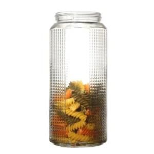 Clear Round 910ml Big Capacities Screw Top High Quality Customize Glass Food Jar Wholesale