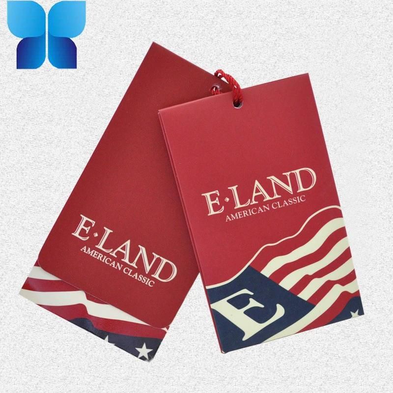 Eco-Friendly Paper Hang Tag Used for Fashion Clothing Fabric