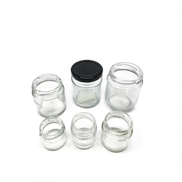 Small Round 3oz Empty Jam Honey Food Storage Pickles Glass Jar Glass Container