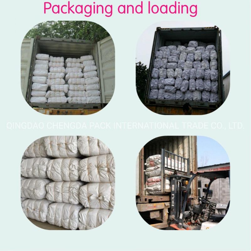 China 50kg Green Woven PP Construction Waste Bag Manufacturer Wholesale China PP Woven Empty Wheat Flour Packaging Bag Sand Cement PP Bags