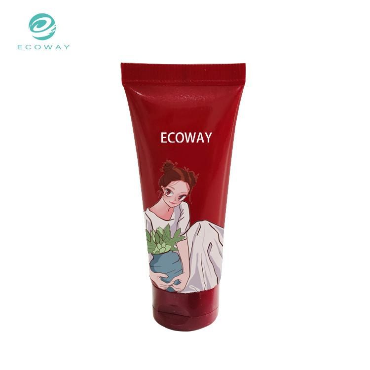 Custom Small Empty Hotel Body Lotion/Shampoo Plastic Soft Cosmetic Packaging Tubes